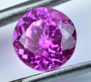 FLAWLESS 3.95 Ct Natural Mogok Pink Ruby Round CERTIFIED Stunning Gemstone - Bild 1 von 5