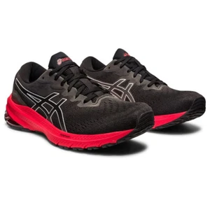 Asics GT 1000 11 Men’s Running Shoes Black/Electric Red Size 11 M - Picture 1 of 9