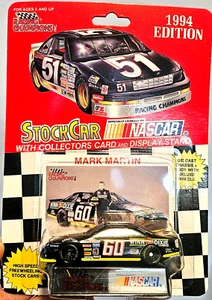 Racing Champions 1994 Mark Martin Nascar nuevo paquete soporte de tarjetas de coleccionista - Imagen 1 de 3