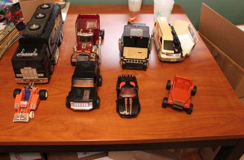 MASK Kenner Vehicle lot of 8 for restoration/parts-Bulldog, Outlaw, Slingshot Cover