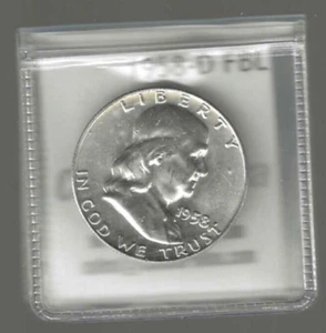 Choice Gem BU - 1959 D Franklin FBL Half Dollar MS++ Crisp Full Bell Lines - Picture 1 of 2