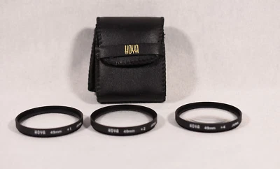 HOYA Closeup Filter Set of 3 with Case: +1, +2, +4 - Imagem 1 de 4
