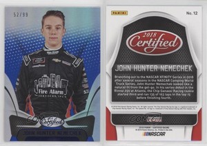 2018 Certified Blue /99 John Hunter Nemechek #12