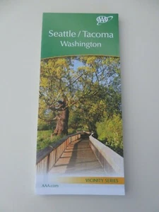AAA Seattle / Tacoma Washington Vicinity Series Map 2017 = - Picture 1 of 1