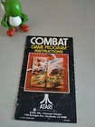 COMBAT ATARI 2600 7800 NTSC INTELLIVISION manual libretto booklet vintage woody