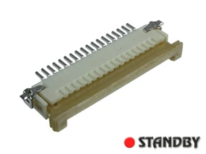 3pcs 1.00mm Pitch FPC Connector ZIF SMT 52103-1817 MOLEX Right Angle 18 Pos Top - Bild 1 von 2