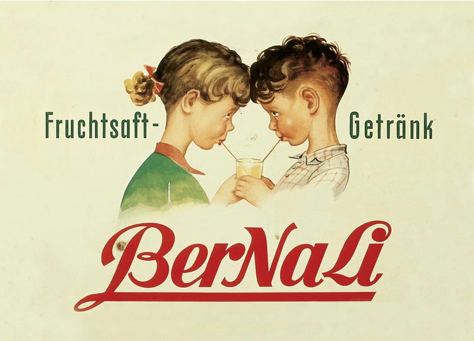 Mini-Blechschild BerNaLi, 11 x 8 cm - Bild 1 von 1