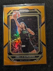 2023 Prizm WNBA Arella Guirantes Orange Prizm /99 Storm - Picture 1 of 2