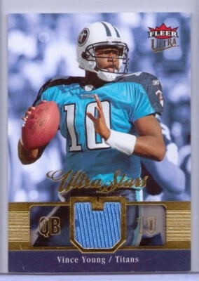2007 Ultra Stars Jerseys #VY Vince Young - Tennessee Titans - Image 1 of 2