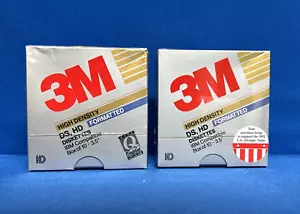 3M High Density Diskettes - 2 Sealed Boxes of 10 each - IBM Compatible - Afbeelding 1 van 5