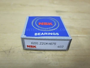 Rodamiento rígido de bolas 6201ZZ NSK 12x32x10 mm - Imagen 1 de 1