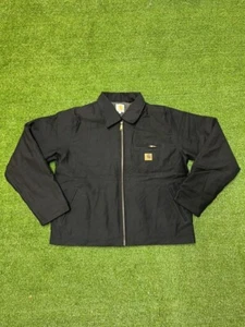 Chaqueta Carhartt Rework Negro L Perfecto Estado - Imagen 1 de 7