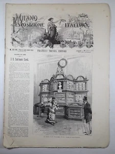 Milano e l'esposizione Italiana n.35-36 Editori Fratelli Treves anno 1881 - Picture 1 of 4
