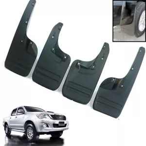 Mudflap Mudflaps Mudguards full For Toyota Hilux Vigo Mk7 2011-2015 M34 - Picture 1 of 12