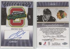 2009-10 O-Pee-Chee Premier Auto Stitchings /25 Jonathan Toews #APS-TW Auto