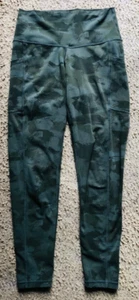 Camo Active Wear Leggings Yoga gym Features side pockets size XS - Picture 1 of 8