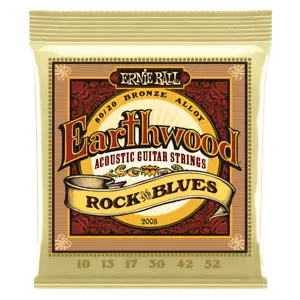 Ernie Ball Earthwood Rock and Blues 80/20 Bronze Akustiksaiten 10-52 P02008 - Bild 1 von 1