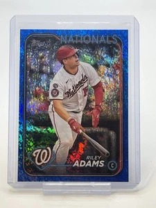 2024 Topps Serie Dos Lámina Brillante Azul #395 Riley Adams Nationals 044/999 - Imagen 1 de 3