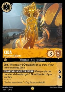 Kida, Protector of Atlantis - FOIL - Into the Inklands - Lorcana TCG - Bild 1 von 6