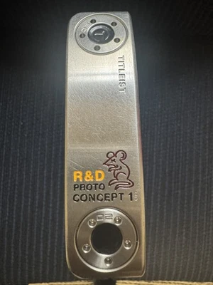 Scotty Cameron Tour Rat R&D Proto Concept 1 Putter w/ rare hand welded neck. 34” - Image 1 of 4