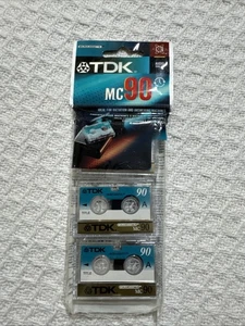 TDK Microcassette MC90 Micro MC-90 Tape 3 Pack For Sony & Other Recorders 1998 - Picture 1 of 6