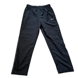 Nike Dri-Fit Lined Windbreaker Track Pants Men's XL Black Athleticwear Training - Picture 1 of 5