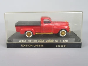 D139 Miniatura Solido 1:43 Dodge Costume Club CS-5 1991 Edizione Limitata + Box - Picture 1 of 12