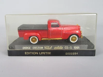 D139 Miniatura Solido 1:43 Dodge Costume Club CS-5 1991 Edizione Limitata + Box - Immagine 1 di 4