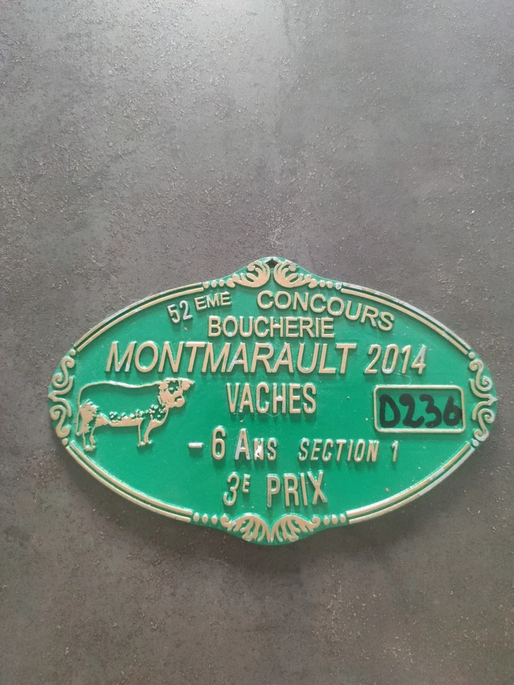 plaque concours agricole - Photo 1/1