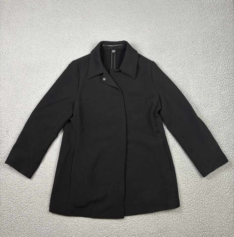 Abrigo ISDA & Co Mujer Pequeño Mezcla de Lana Forrado con Botones Clásico Moderno Chaqueta Foto 1 de 4