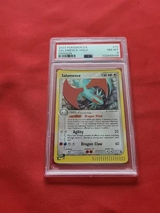 Pokemon: Salamence #10/97 EX Dragon 2003 Holo Rare - Vintage PSA 8 - Picture 1 of 24