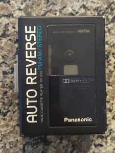 Panasonic RX-S35 Dolby Auto Reverse Radio Cassette Player Walkman Parts Repair  - Picture 1 of 5