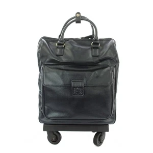 SWANY Einkaufswagen Tragetasche Leder schwarz metallic navy /KU Damen - Bild 1 von 10