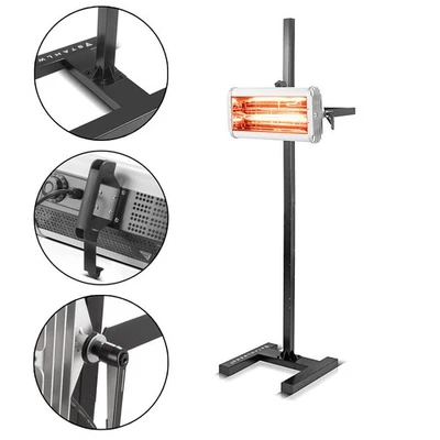 STAHLWERK Infrarot Lacktrockner 1.200 W mit Stativ Infrarottrockner IR Strahler - Bild 1 von 4