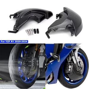 For YAMAHA YZF R1 2020-2024 Front Carbon Fiber ABS Brake Caliper Air Cooling Kit - Picture 1 of 15