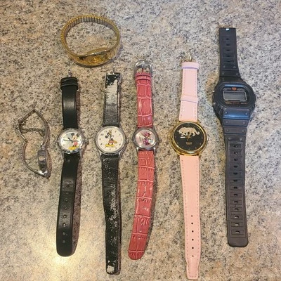 Lote De 7 Reloj Disney Minnie Y Mick Mouse Rosa Mck193 Mu3014 Gianvix Cuartos Y9 Foto 1 de 4