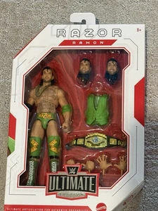 WWE Ultimate Edition Best of Series 6 RAZOR RAMON Green Actionfigur *IN HAND* - Bild 1 von 3