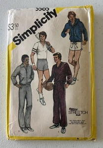 Simplicity 5565 Men’s Pull-On Pants, Shorts, Pull-Over Top, Unlined Jacket VTG - Picture 1 of 2