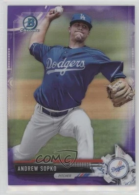 2017 Bowman Chrome Prospects Purple Refractor /250 Andrew Sopko #BCP83 - Image 1 of 2