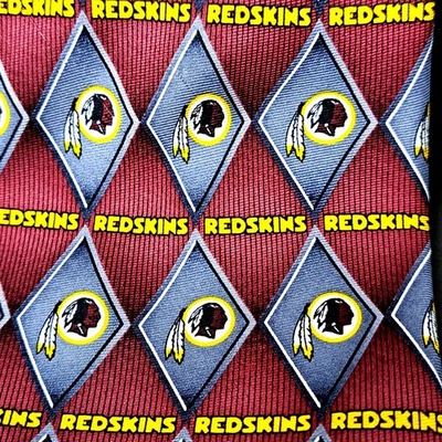Corbata de fútbol americano de la NFL de los Washington Redskins para hombre 100 % seda ejecutiva única Foto 1 de 4