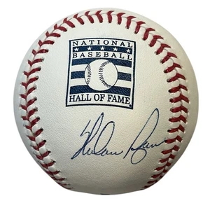 NOLAN RYAN AUTOGRAPHED HALL OF FAME HOF LOGO BASEBALL RANGERS JSA COA - Picture 1 of 2