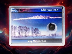 Chelyabinsk Meteorite in Display Box - Large - Picture 1 of 8