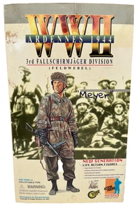 WWII Ardennes 1944 German FALLSCHIRMJAGER Division Meyer DRAGON ACTIONFIGUR - Bild 1 von 11