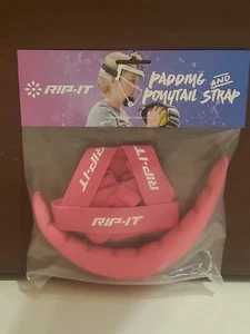 Pink Padding + Ponytail Strap for Rip It Defense / Defense Pro Fielder's Mask - Picture 1 of 2