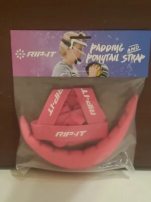 Pink Padding + Ponytail Strap for Rip It Defense / Defense Pro Fielder's Mask - Image 1 of 2
