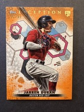 2022 Topps Inception Orange #14 JARREN DURAN Rookie RC /50 SP Boston RED SOX