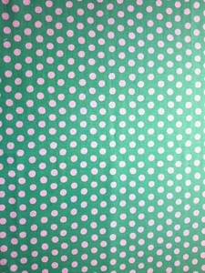 KAFFEE FASSETT Collective for Free Spirit PWGP07 Spot Green w/Pink, 3/4 yard - Picture 1 of 3