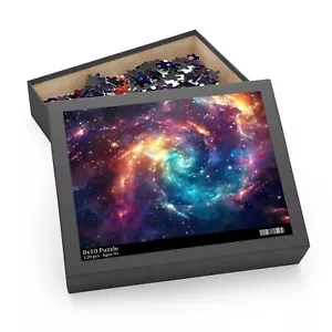 Trippy Universe Jigsaw Puzzle - High-Quality Chipboard, 3 Sizes, Gift-Ready Box - Picture 1 of 3