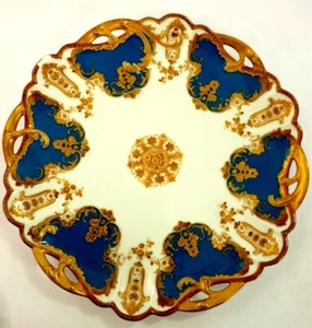 H&C Limoges France Wright Kay & Co Detroit Hand Painted Antique Porcelain Plate - Picture 1 of 11