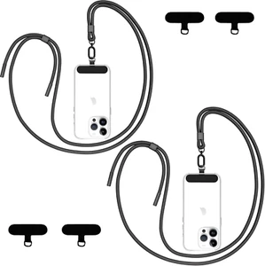 Qyoocom Universal Cell Phone Chain for All Smartphones, 2 Pieces Color - Picture 1 of 12